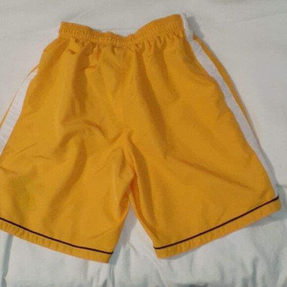Speedo Lined Swim Trunks Shorts Yellow &‎ White Med - Picture 3 of 6